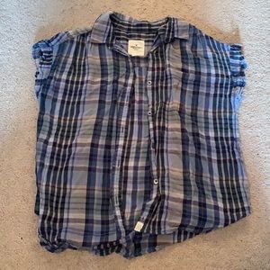 American Eagle short sleeve flannel
